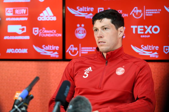 Aberdeen defender Scott McKenna.