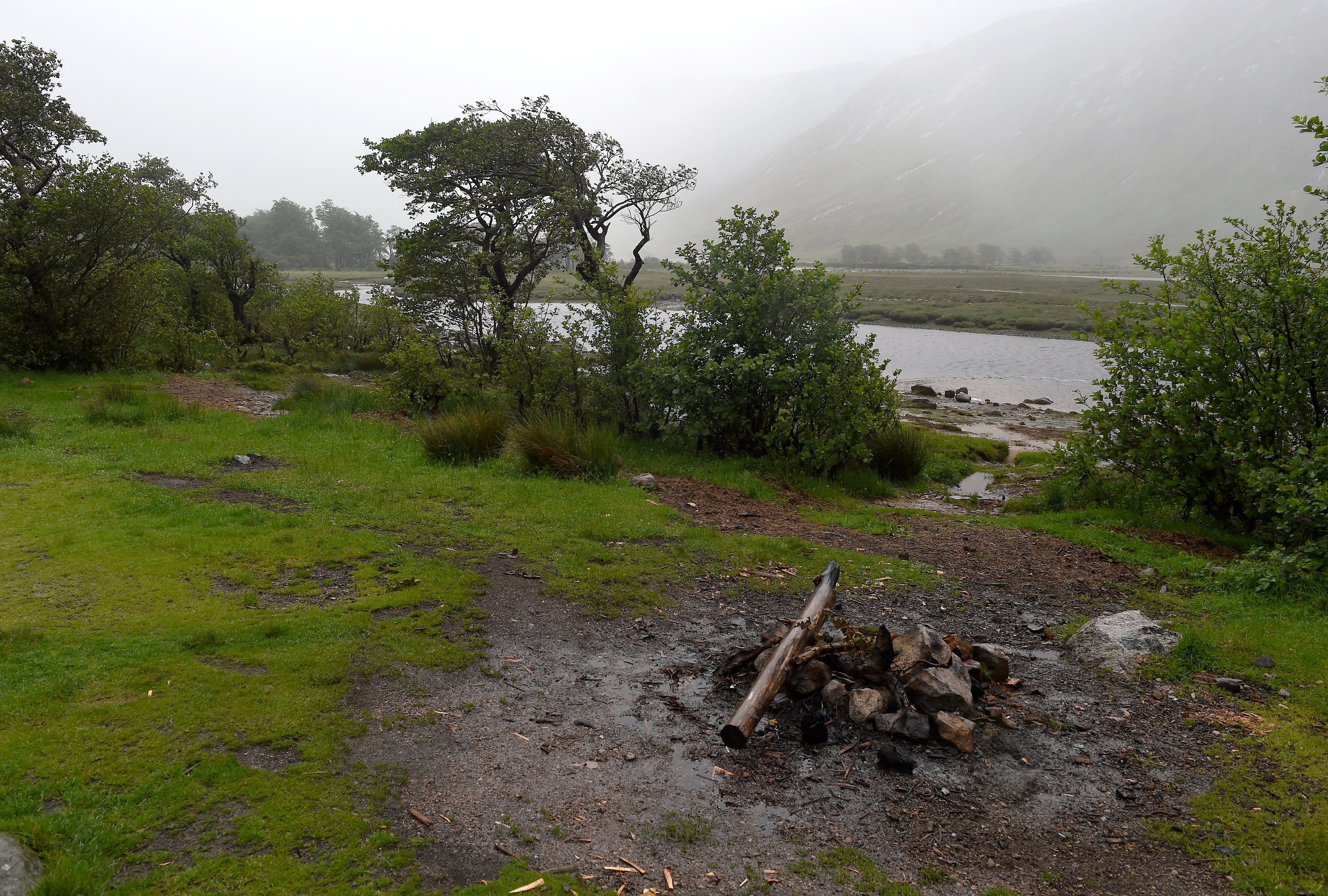 Glen Etive, Lochaber where some wild campers have been causing problems with litter and debris.