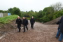 Police drain Leanach Quarry, near Culloden, in their search for Renee Macrae and her son Andrew.