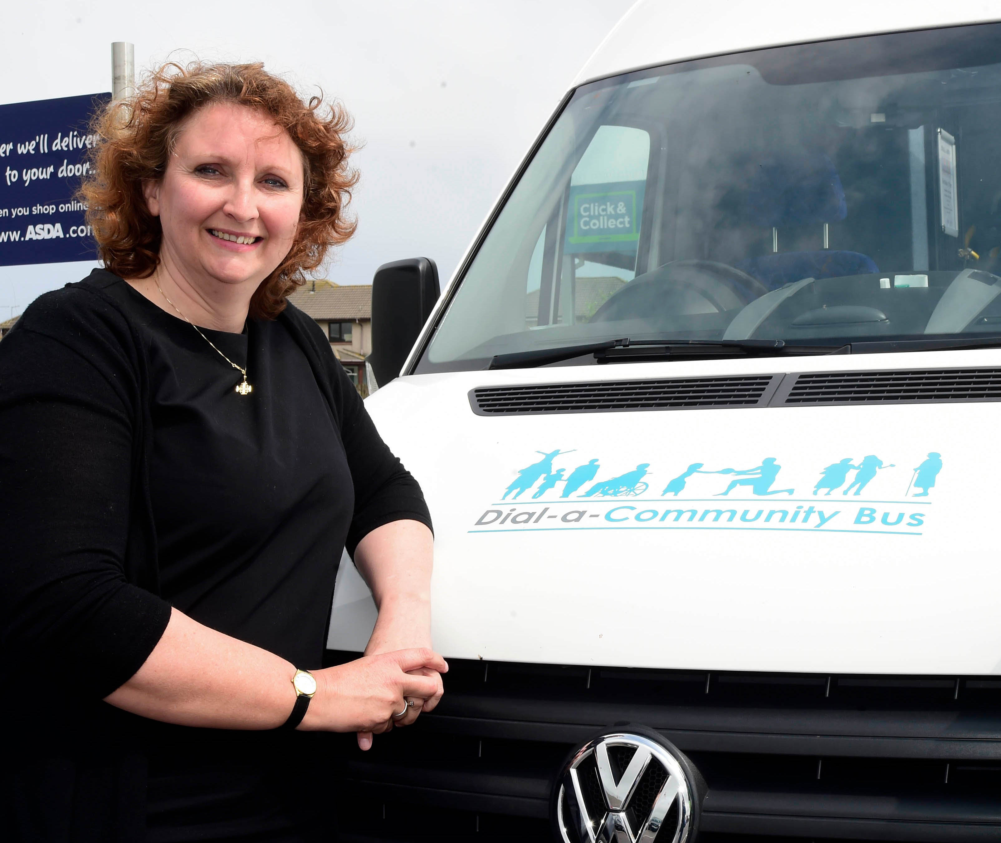 Rachel Milne during her time at Buchan Dial-a-Bus
