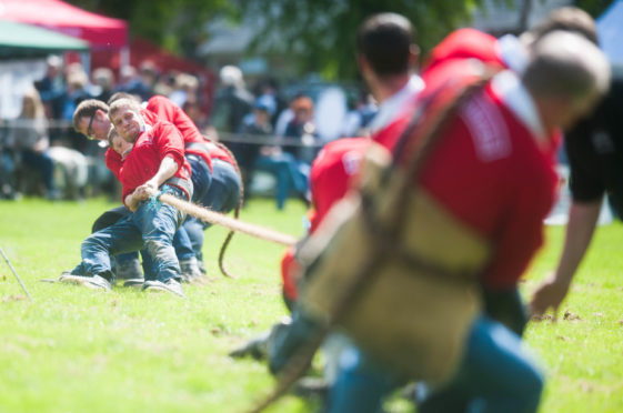 Thousands turned out at the Oldmeldrum Sports and Highland Games. (Picture: Michael Trail)