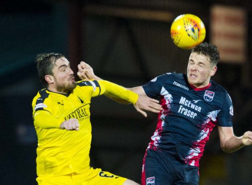 Callum Semple (right) has left Ross County