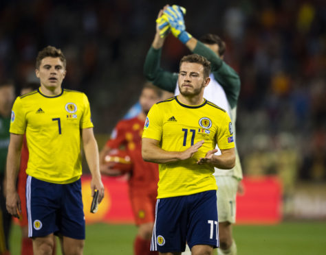 Scotland's Ryan Fraser at full-time.