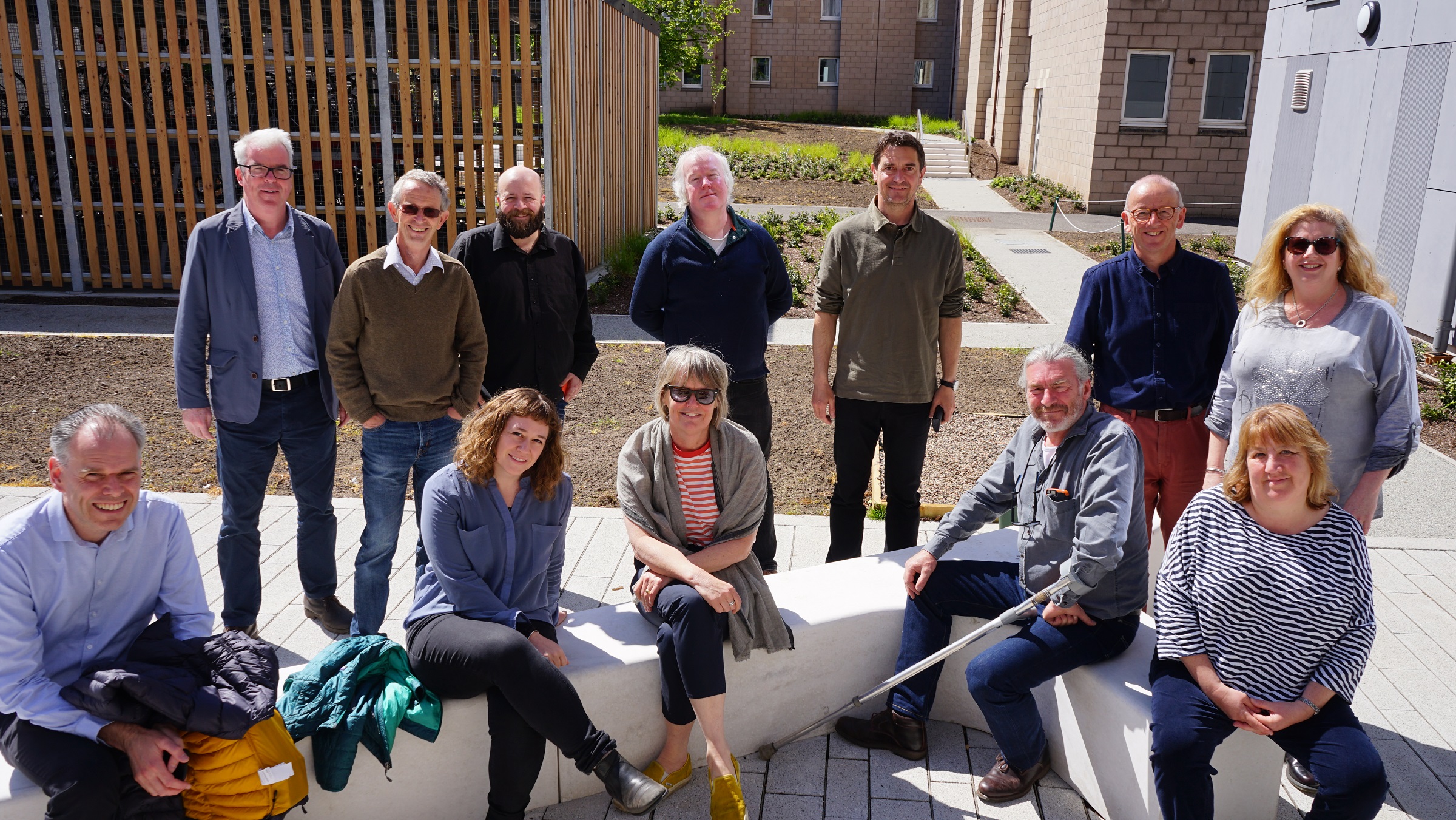 The Saltire Housing Tour judges