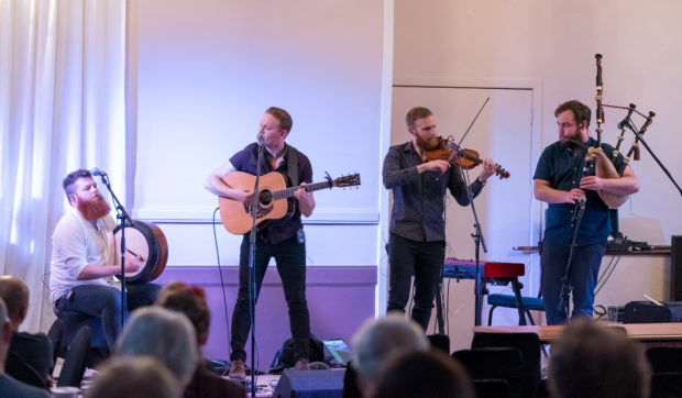 Rura performed to a large crowd at the Keith Festival in the town's Royal Hotel.