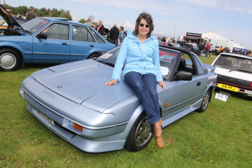 Peta Lyall from Westhill in Inverness with her 1989 Toyota MR2 Mk1.