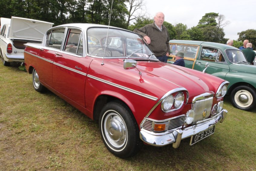 Robert Campbell from Culloden Moor in Inverness with his 1963 Humber Sceptre Mk1.