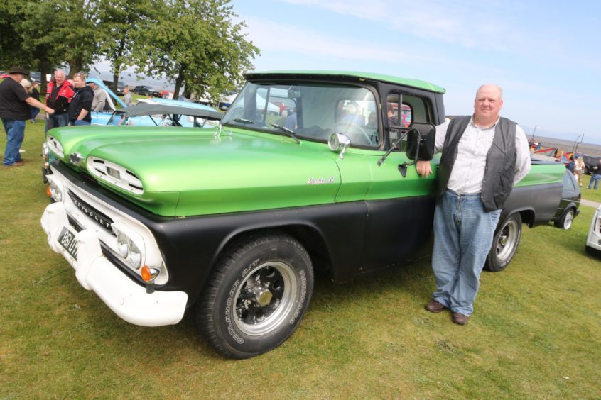 Scott Duncan from Dalneigh in Inverness with his 1961 Chevrolet Apache.