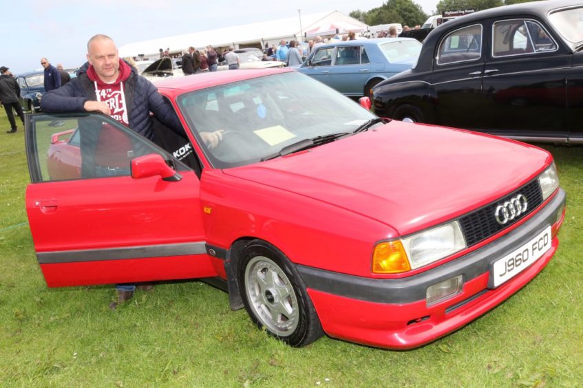 Ronnie Gow from Thrumster with his 1991 Audi 80 2-litre Sport.