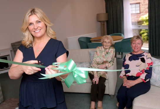 Abbeyfield House in Turriff has recently undergone a refurbishment programme. Yvie Burnett is pictured with resident Margaret Spence and Area Supervisor Carole Foreman