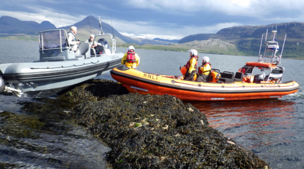 The scene off Torridon