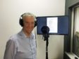 MSP Peter Chapman in the recording studio