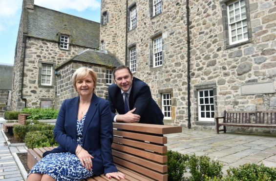 Councillor Douglas Lumsden and Councillor Jenny Laing.