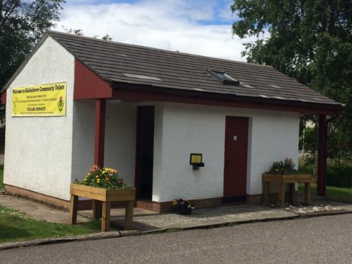 Kinlochewe community-run toilets