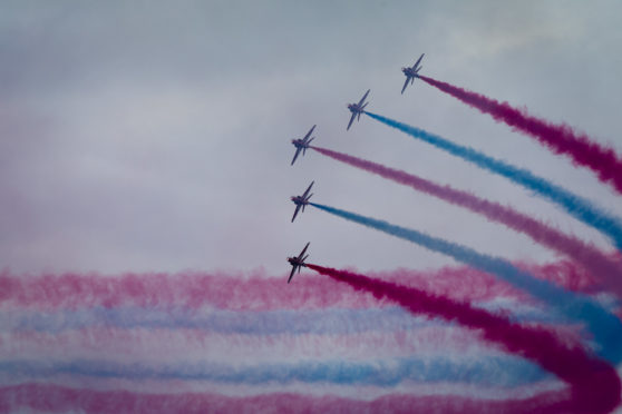 The Red Arrows. Picture by Andrew Cawley.