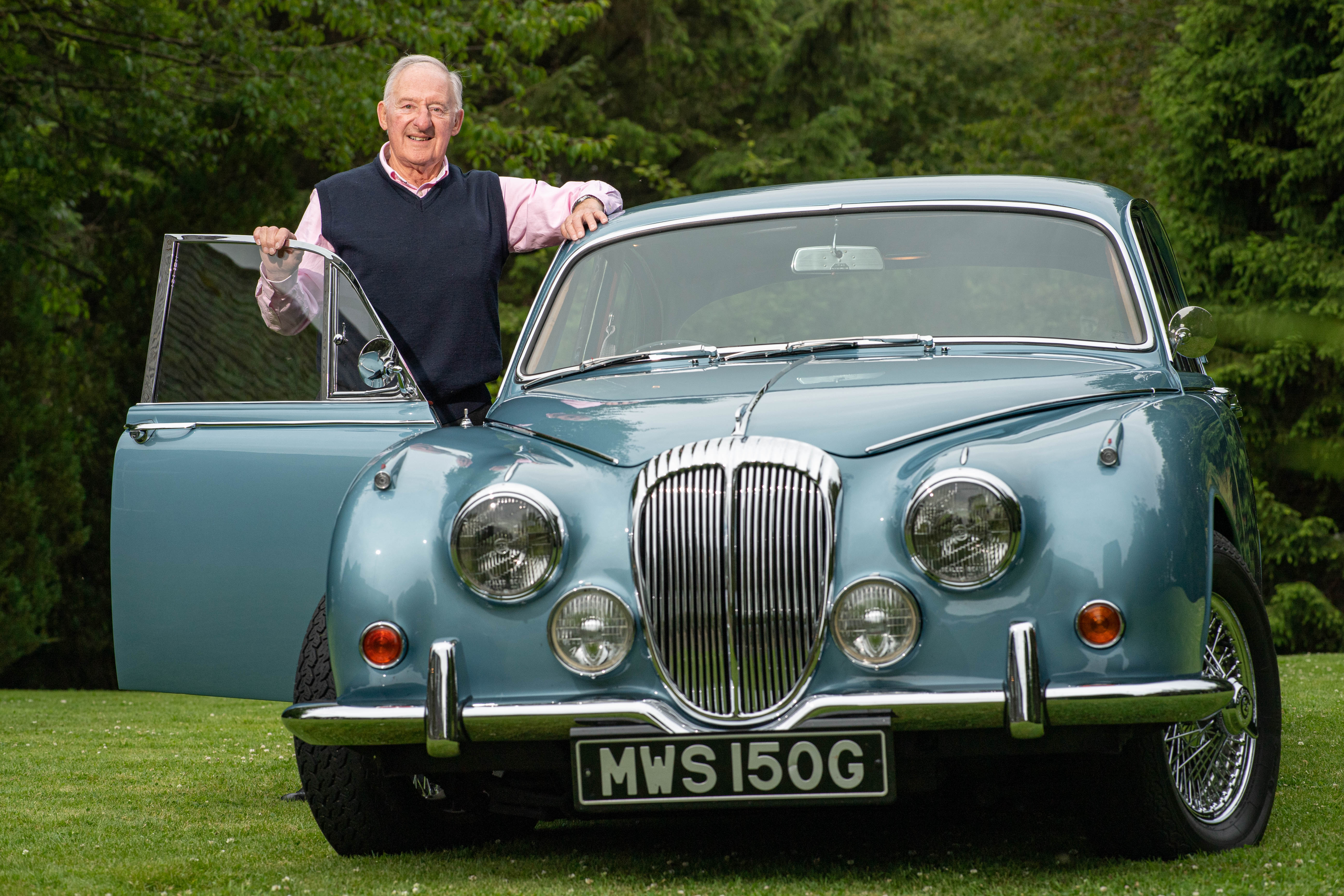 Roy Grant with his 1968 Daimler V8 250.