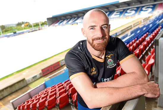 Caley Thistle midfielder James Vincent.