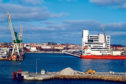 The harbour in Frederikshavn, Denmark