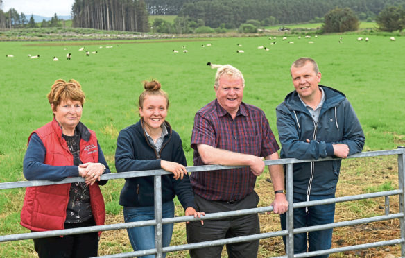 Judith, Hannah, Jim and Stuart Lorimer.