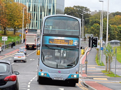 First bus service 19, Tillydrone Avenue Aberdeen.

Picture by Chris Sumner

Taken 12/10/16