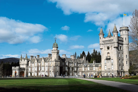 Balmoral Castle on the Royal Balmoral Estate.