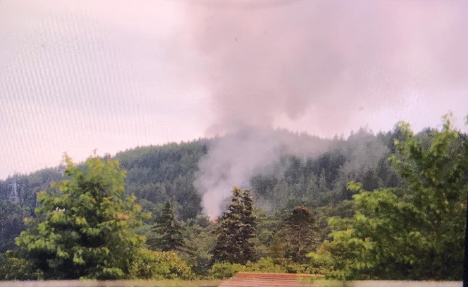 Fire crews are in attendance at Boleskine House. Picture by Julia Sidell