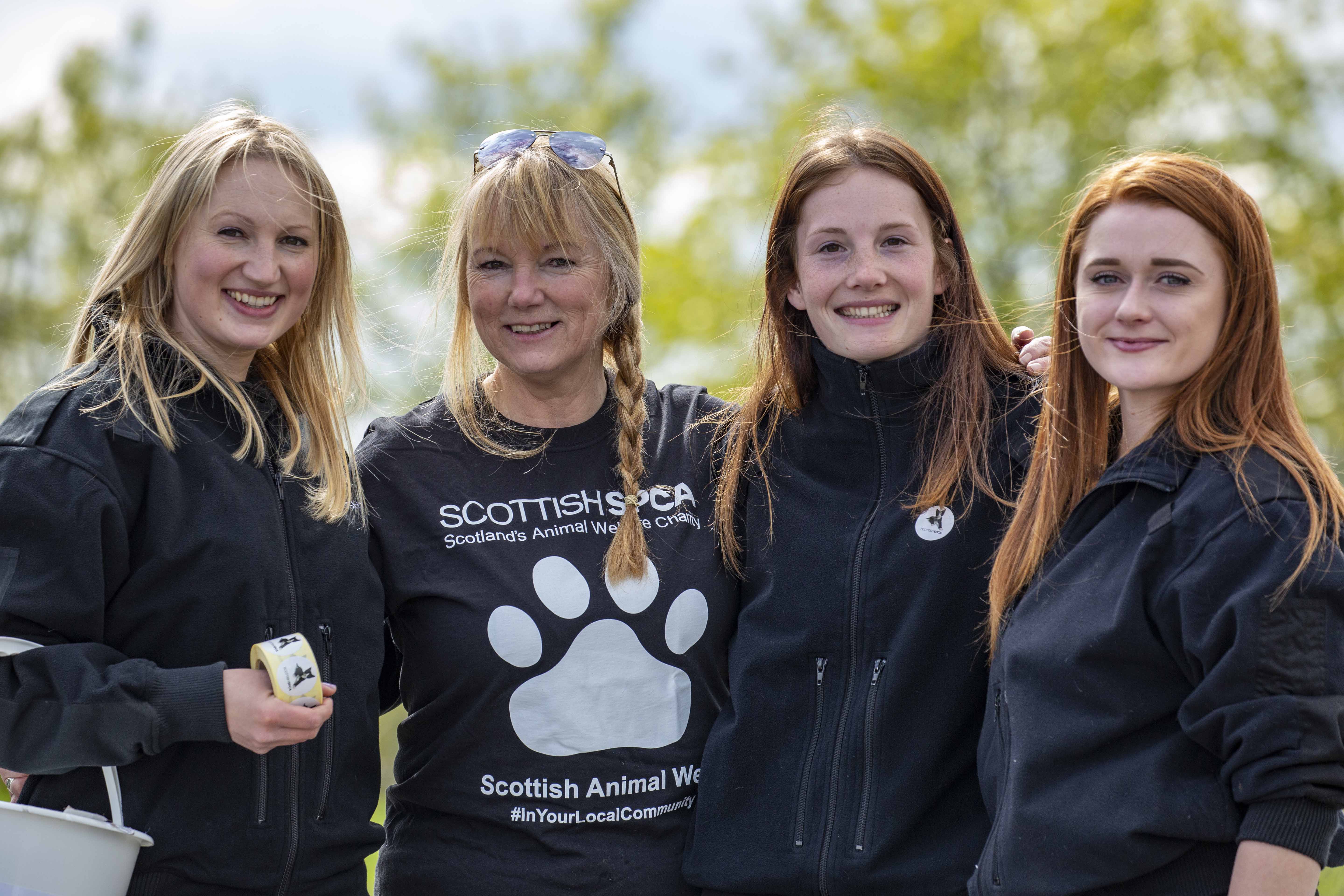 Fundraisers for the SSPCA base at Drumoak
