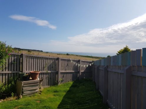 The sea view from one of the properties on Falkland Avenue.