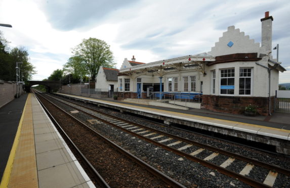 Pictured is Laurencekirk Train Station.