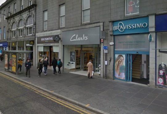 Clarks shoe shop on Union Street.