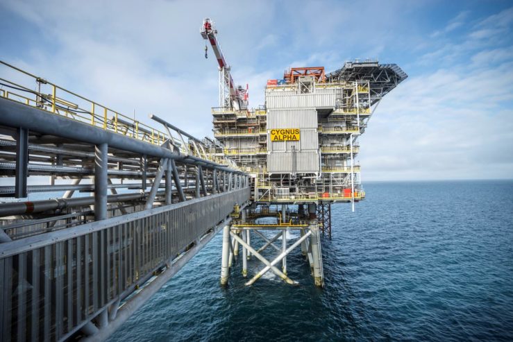 Centrica is seeking to sell off its 69% interest in Spirit Energy in order to reduce debt. Pictured is the Cygnus Alpha platform. Spirit owns 61% of the huge gas field.