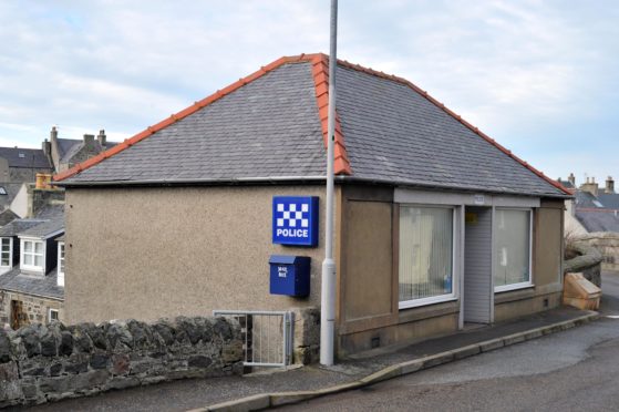 PORTSOY POLICE STATION.(BUCHAN/BROWN)