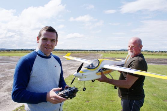 Moray MP Douglas Ross backed the Dallachy Aeromodellers