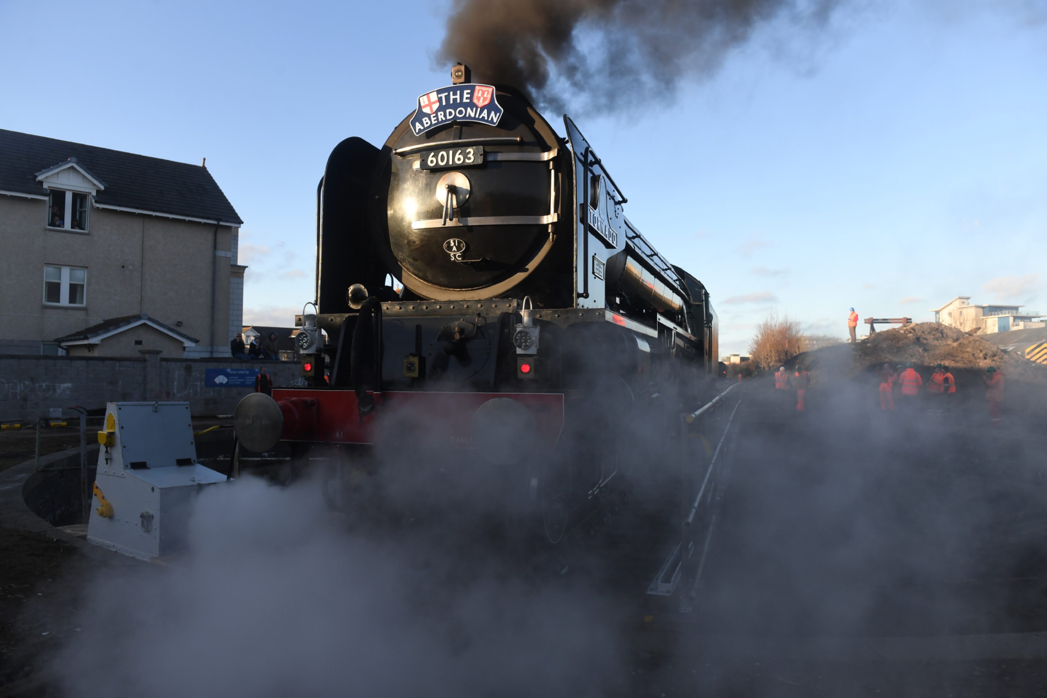 The Aberdonian steam train.