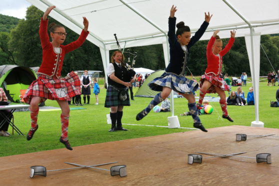 Highland Dancers compete at the Glengarry Highland Games with a record entry.