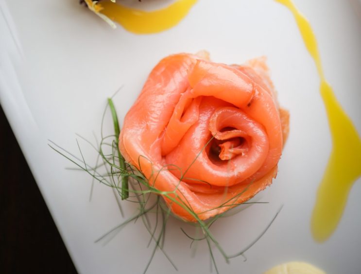 Smoked salmon with Safron aioli. Pictures by Kris Miller