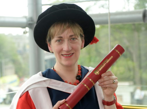 RGU honorary graduate Jo Macsween.