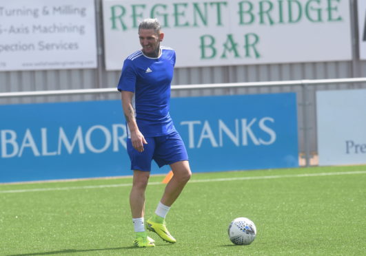 Cove Rangers forward Martin "Jimmy" Scott.