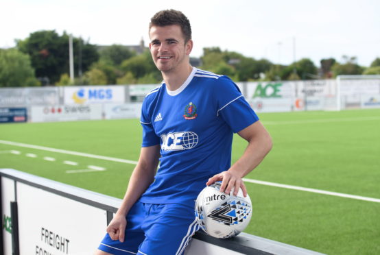 Ex-Cove Rangers midfielder Jamie Redman.