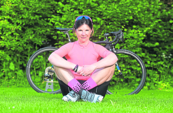 Lucy is heading off on a mammoth bike ride to raise awareness about the lack of equality in cycling for women.
Picture by HEATHER FOWLIE