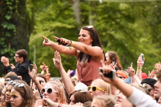 Fans during last year's Belladrum festival. Picture by Jason Hedges