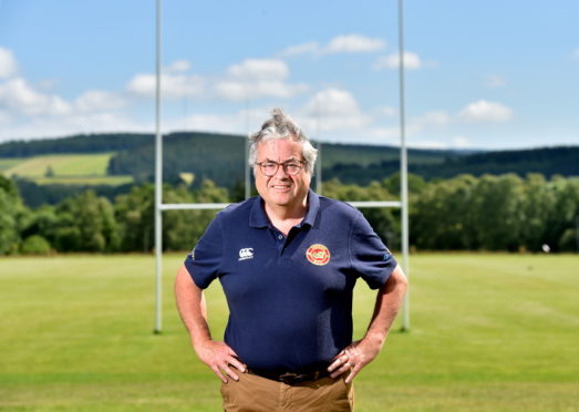 Deeside Rugby Club president Ian Finlayson. Picture by Scott Baxter