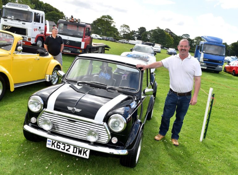 Ian Sutherland with his Mini Cooper, 1992

Picture by Scott Baxter