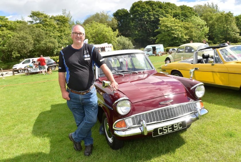 Ian Wilson with his 1965 Anglia Super.


Picture by Scott Baxter