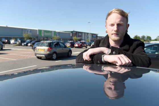 Thomas Barras of Inverness organiser of the Inverness Car Meet, A96 Cruisers.