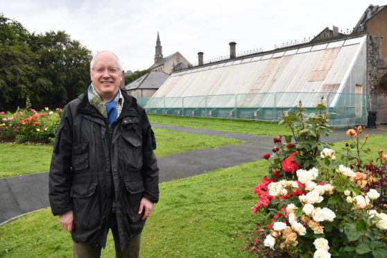 Glen Reynolds in the Vinery grounds