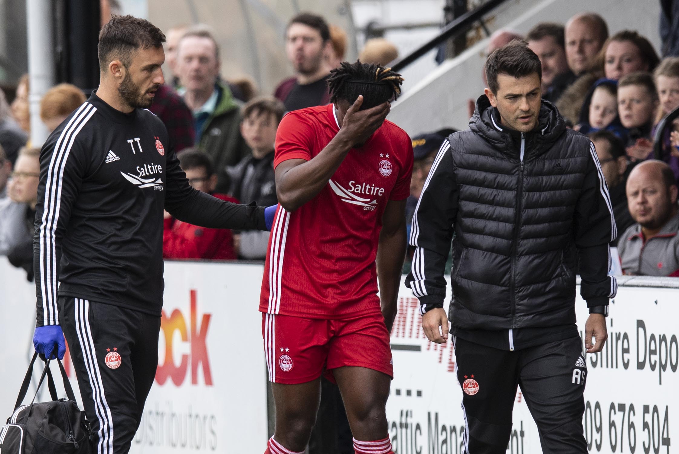 Aberdeen's Greg Leigh is only just returning from an ankle injury.
