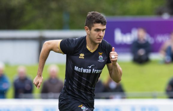 Nikolay Todorov in action for Inverness CT