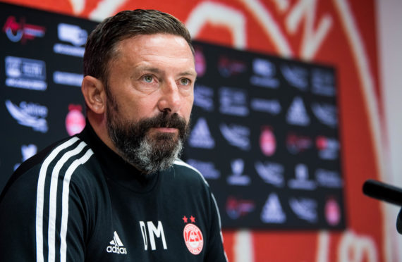 Aberdeen boss Derek McInnes.