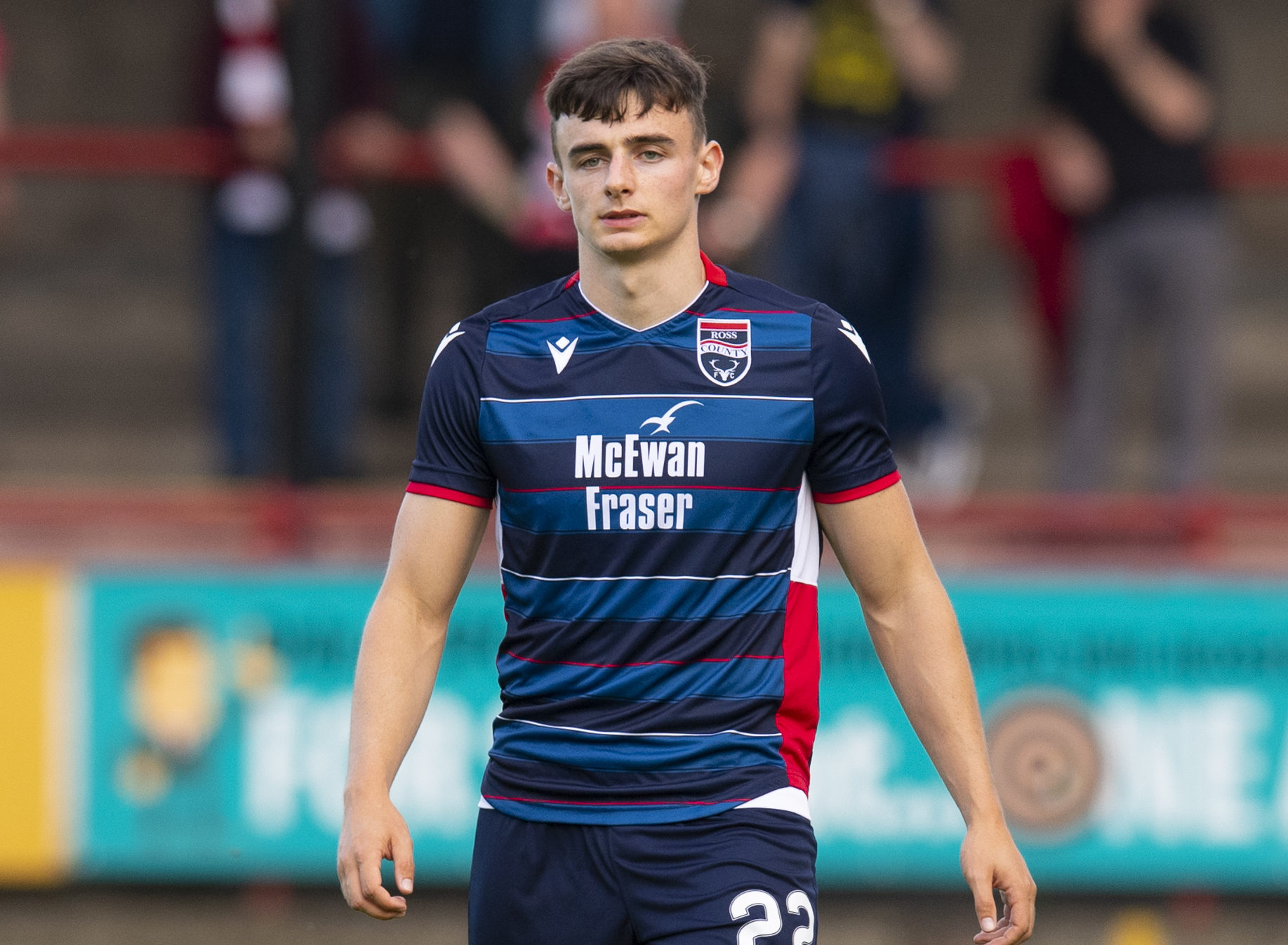 Simon Power in action for Ross County.